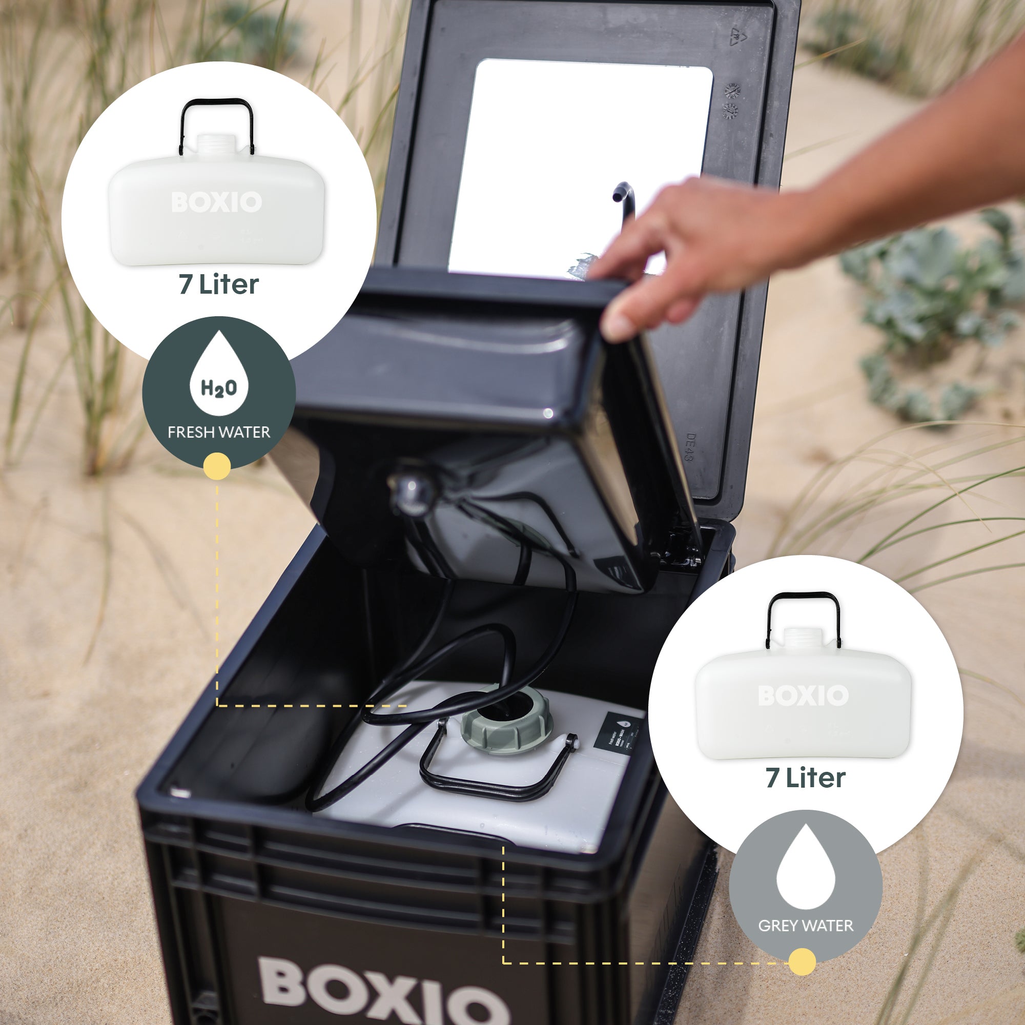 BOXIO WASH XL | Camping Waschbecken