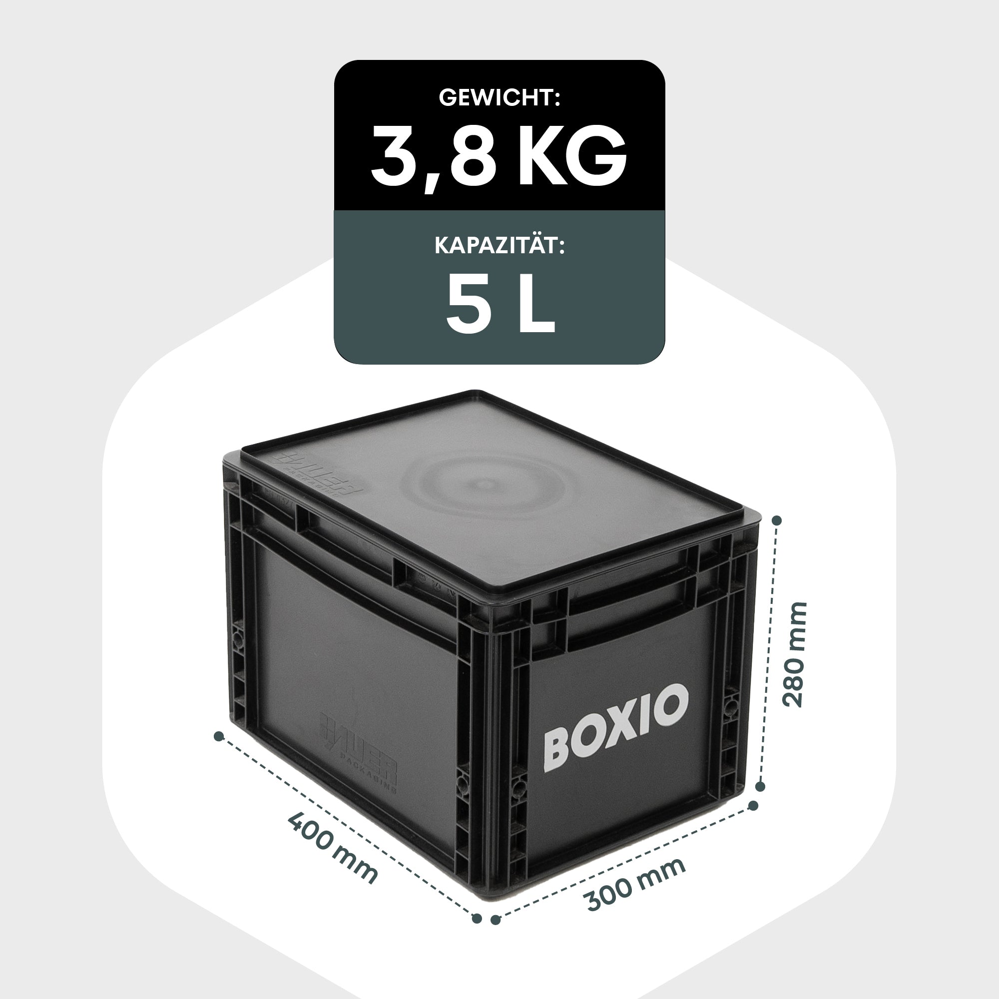 BOXIO WASH PLUS | Mobiles Waschbecken mit Campingdusche