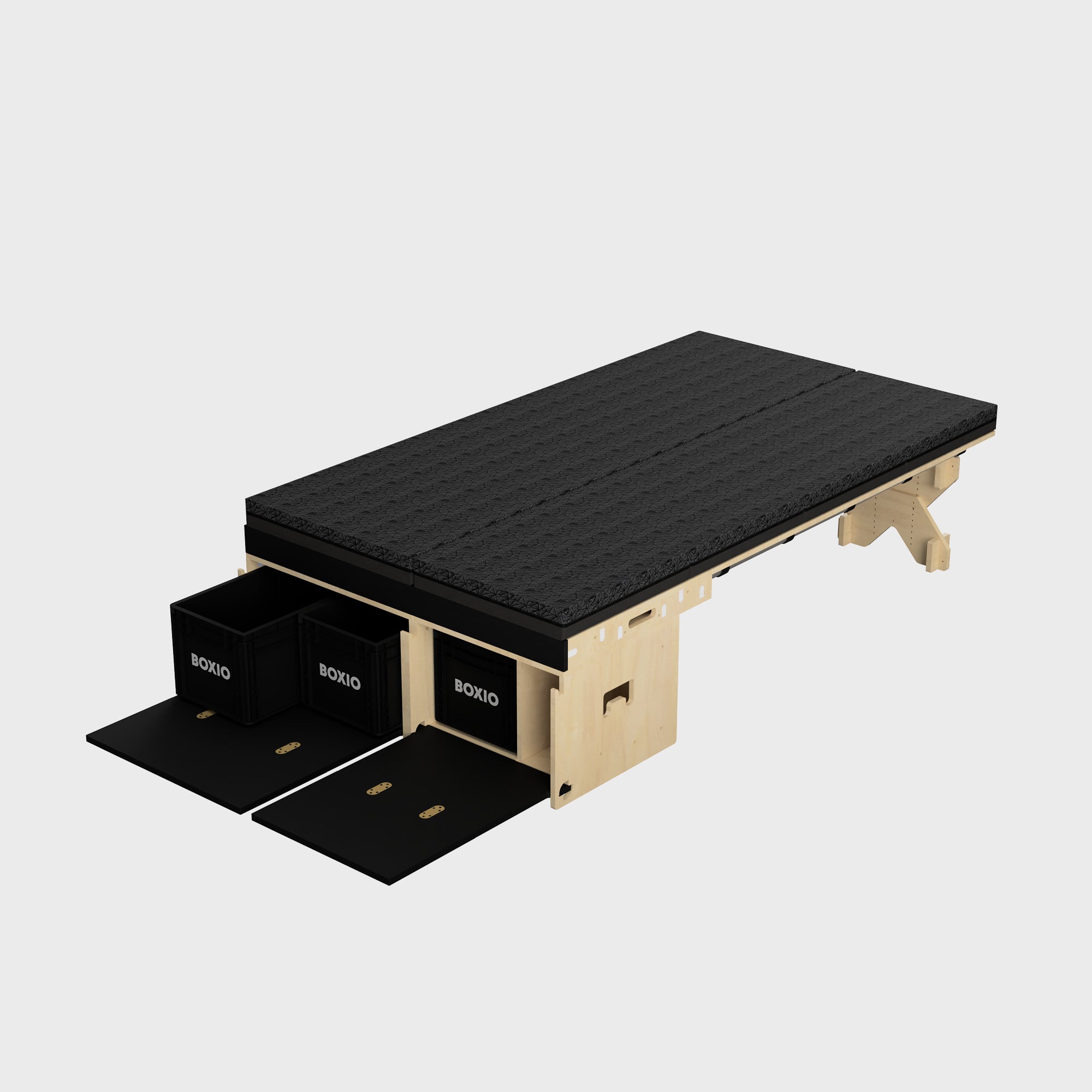 BOXIO RACK PACK 115 I Coffre de camping modulaire