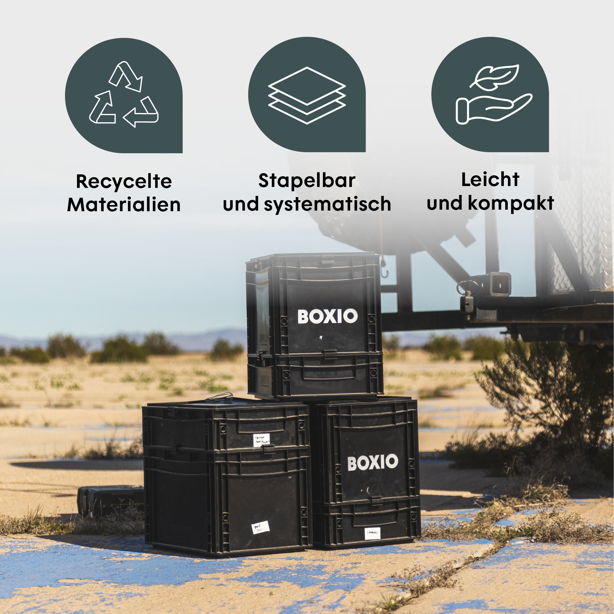 BOXIO – SOLO | Eurobox mit Deckel