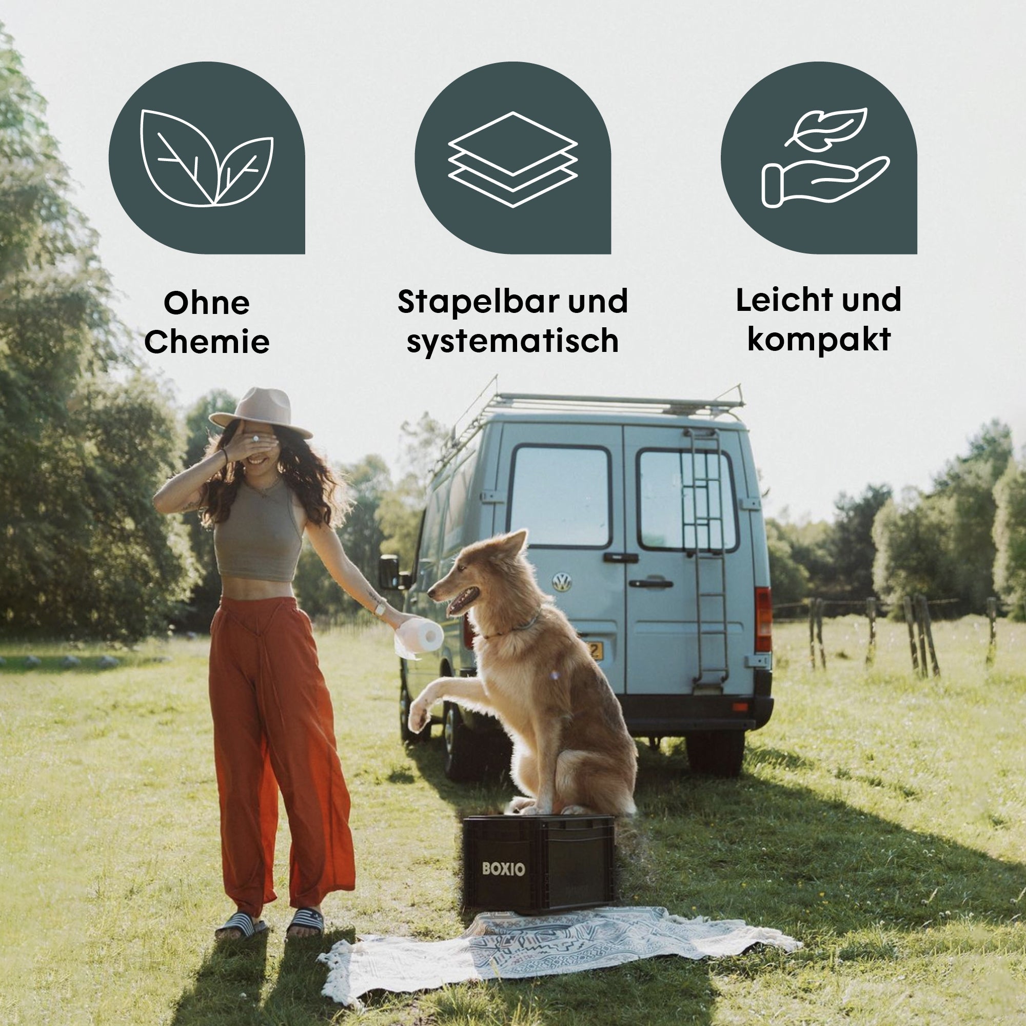 BOXIO TOILET XL | Trockentrenntoilette im Euroboxformat