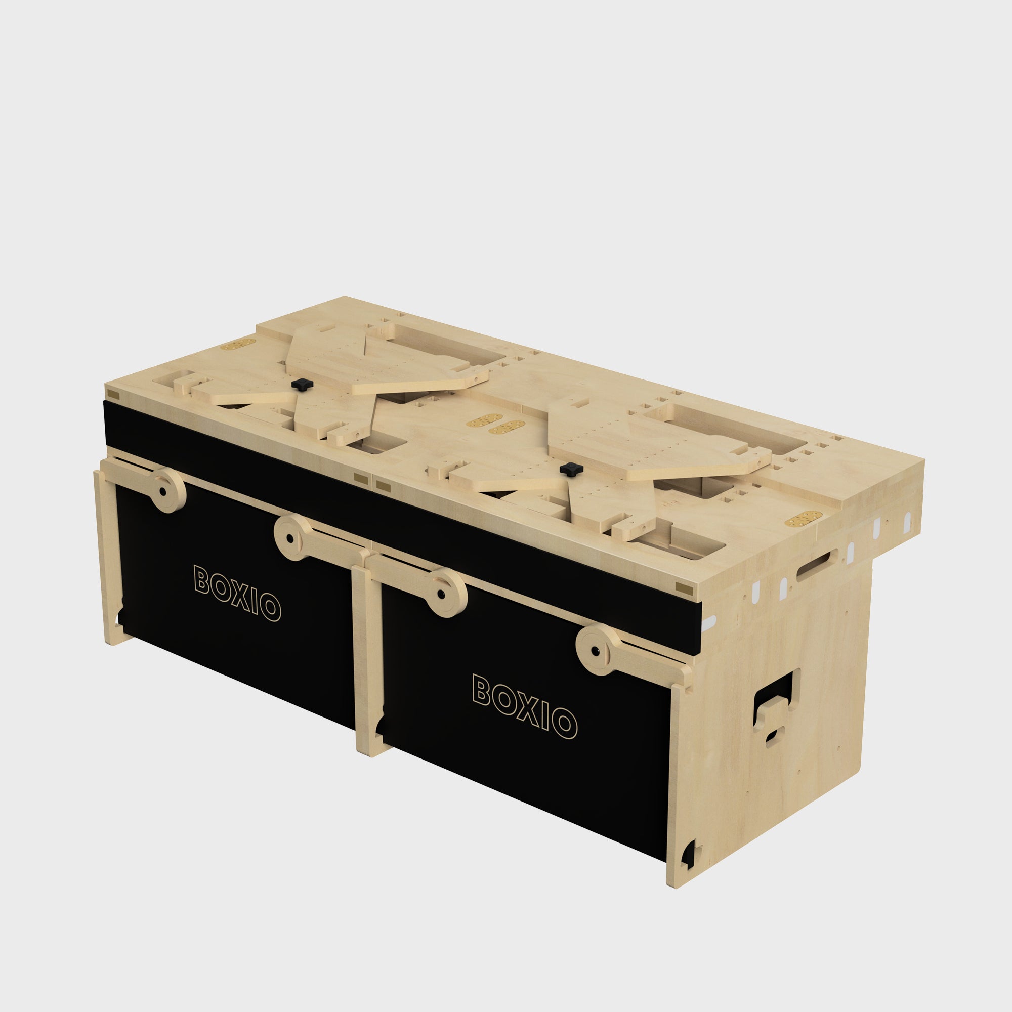 BOXIO RACK BOX + BED BUNDLE XL I Modular camping box