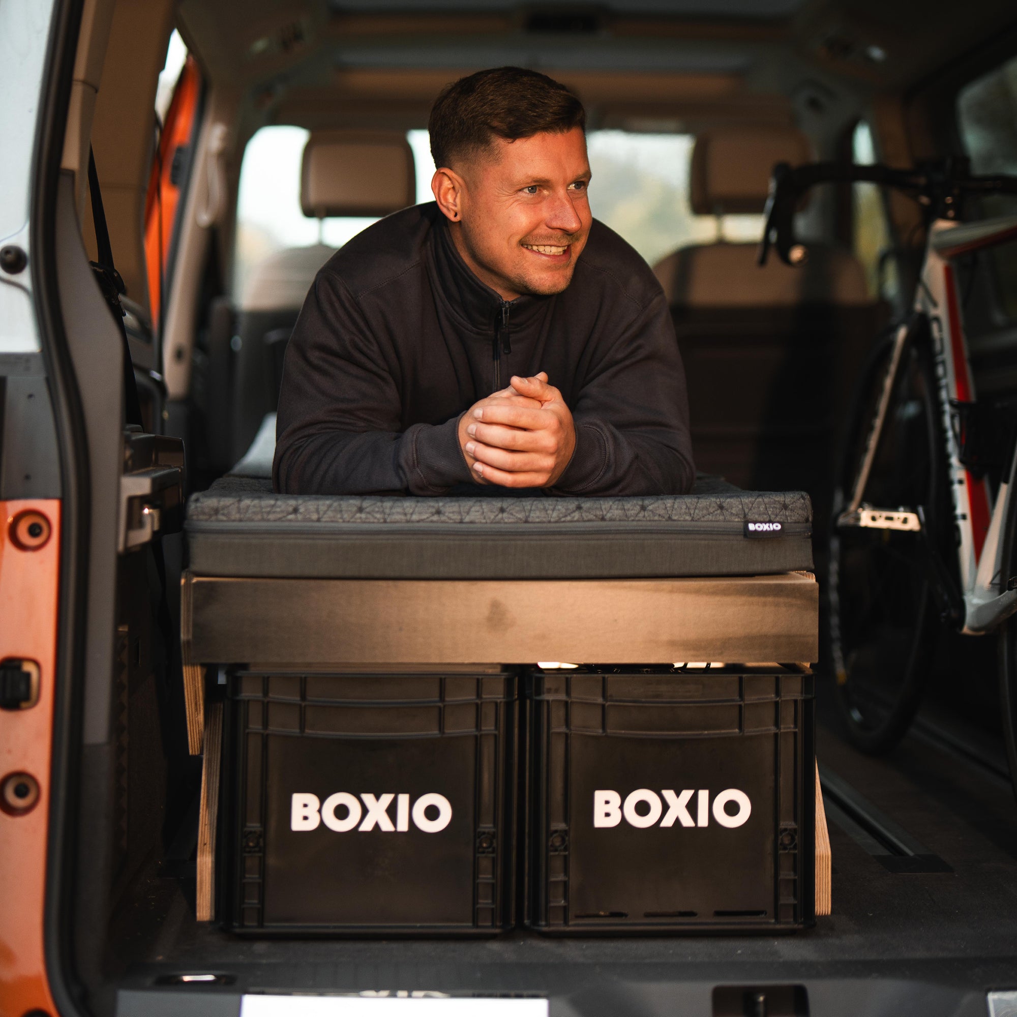 BOXIO RACK BED S I Modular camping bed combi