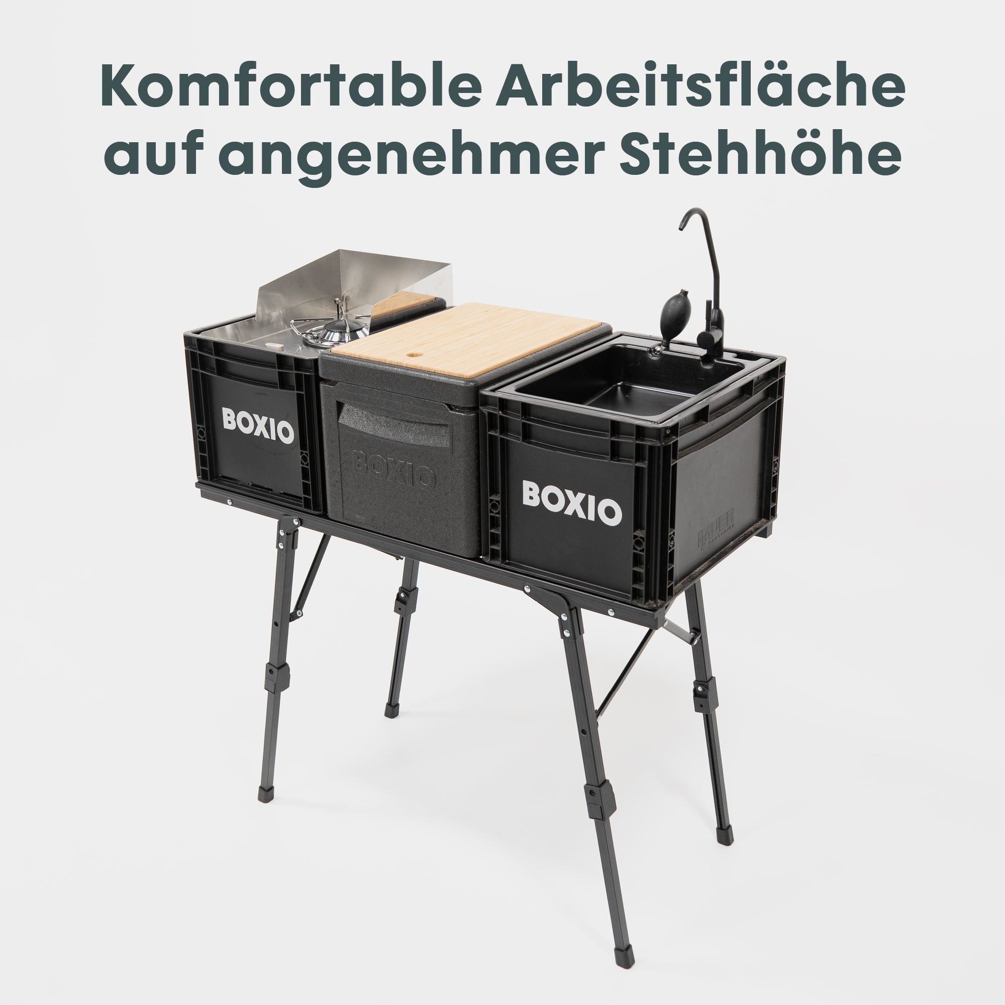 modularer campingtisch