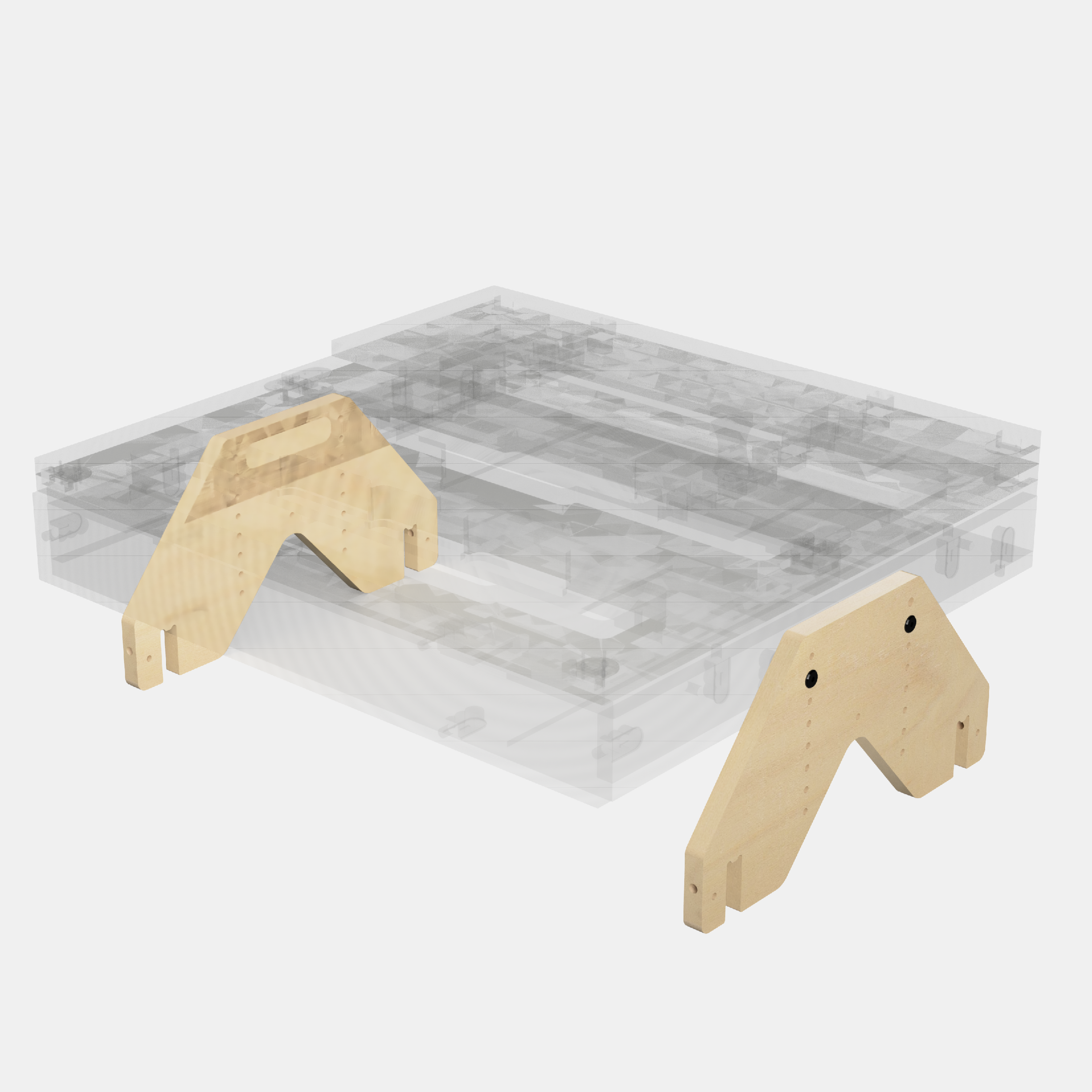 BOXIO RACK FOOT I Höhenverstellbarer Fuß