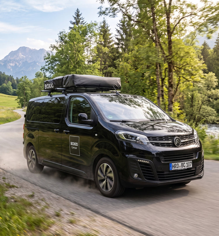BOXIO Camper Kompakt Seitenansicht Highlights