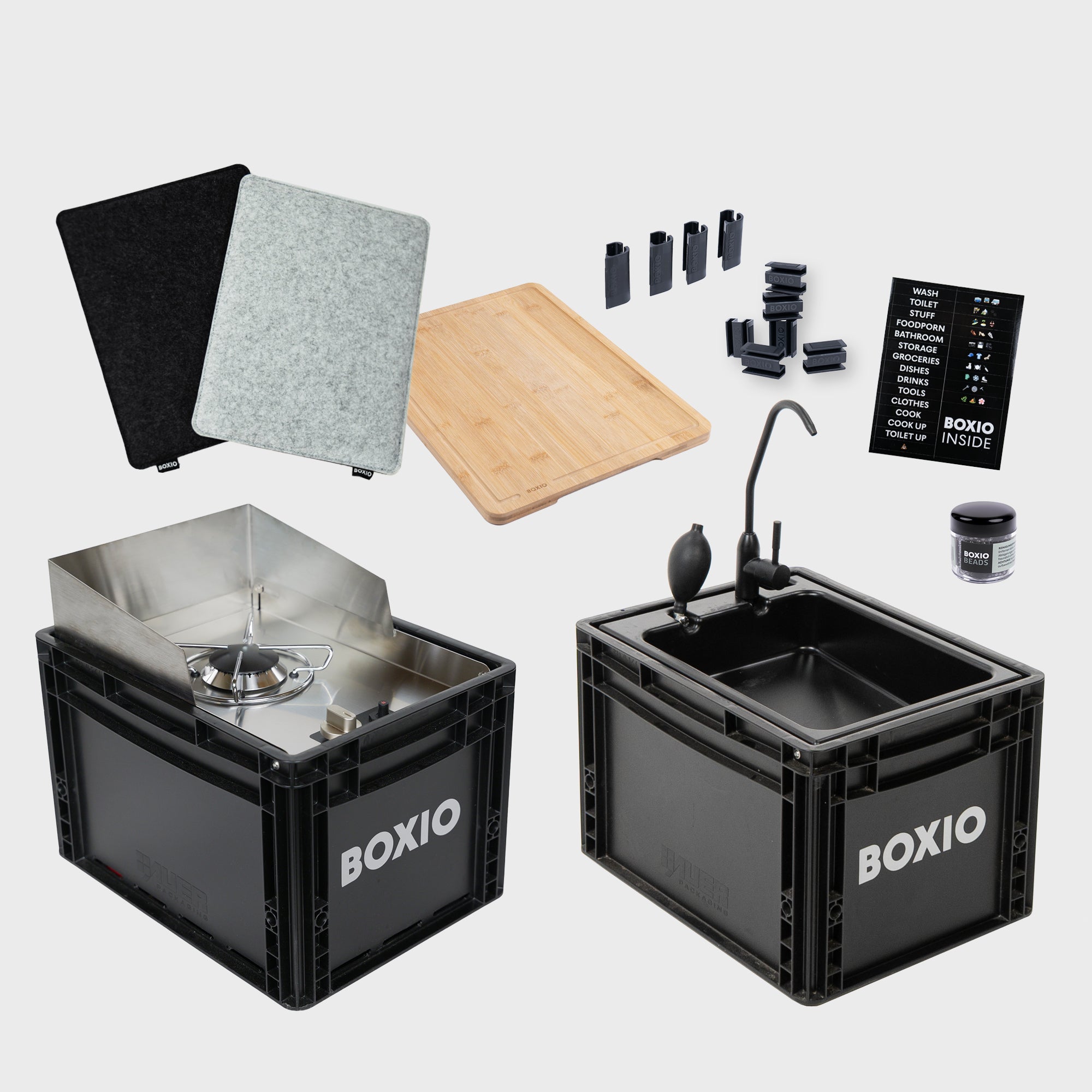 BOXIO CUISINE LITE | Cuisine d’extérieur mobile et compacte