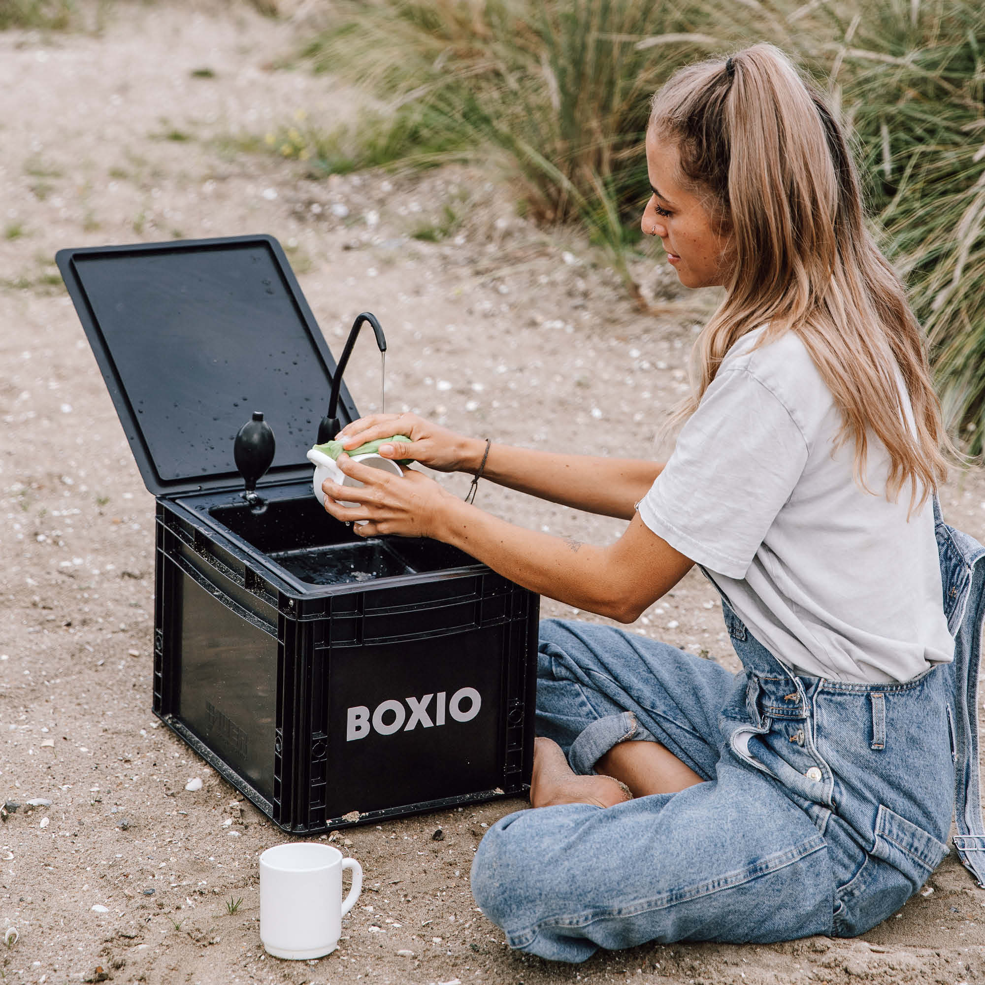 BOXIO SANITARY PLUS XL | Mobiles Badezimmer mit TENT