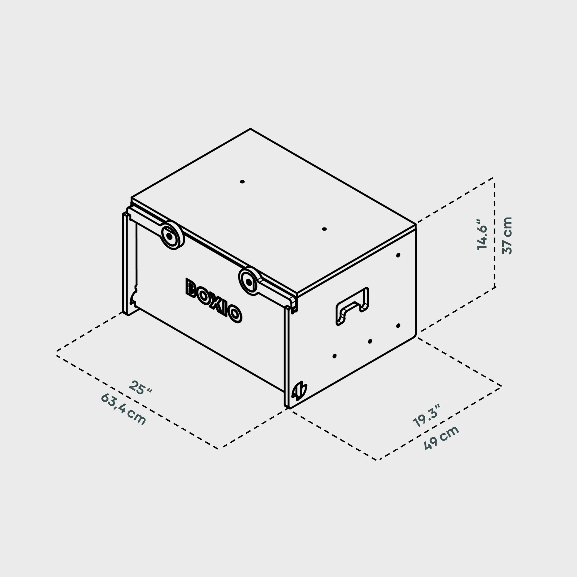 BOXIO RACK BOX S I Modular camping box