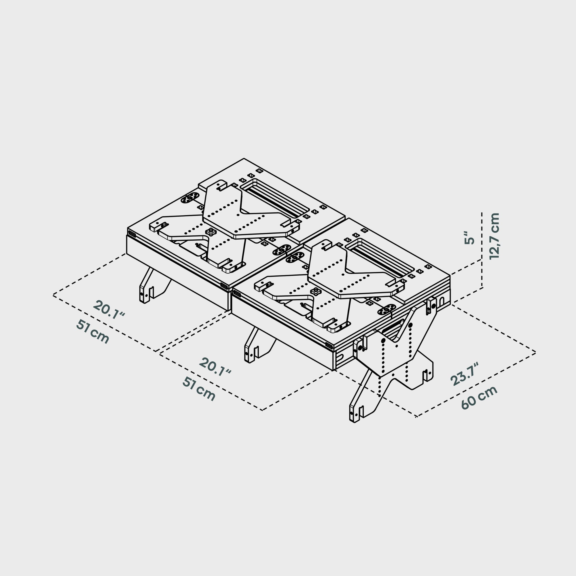 BOXIO RACK BED M I Couchette modulaire Van