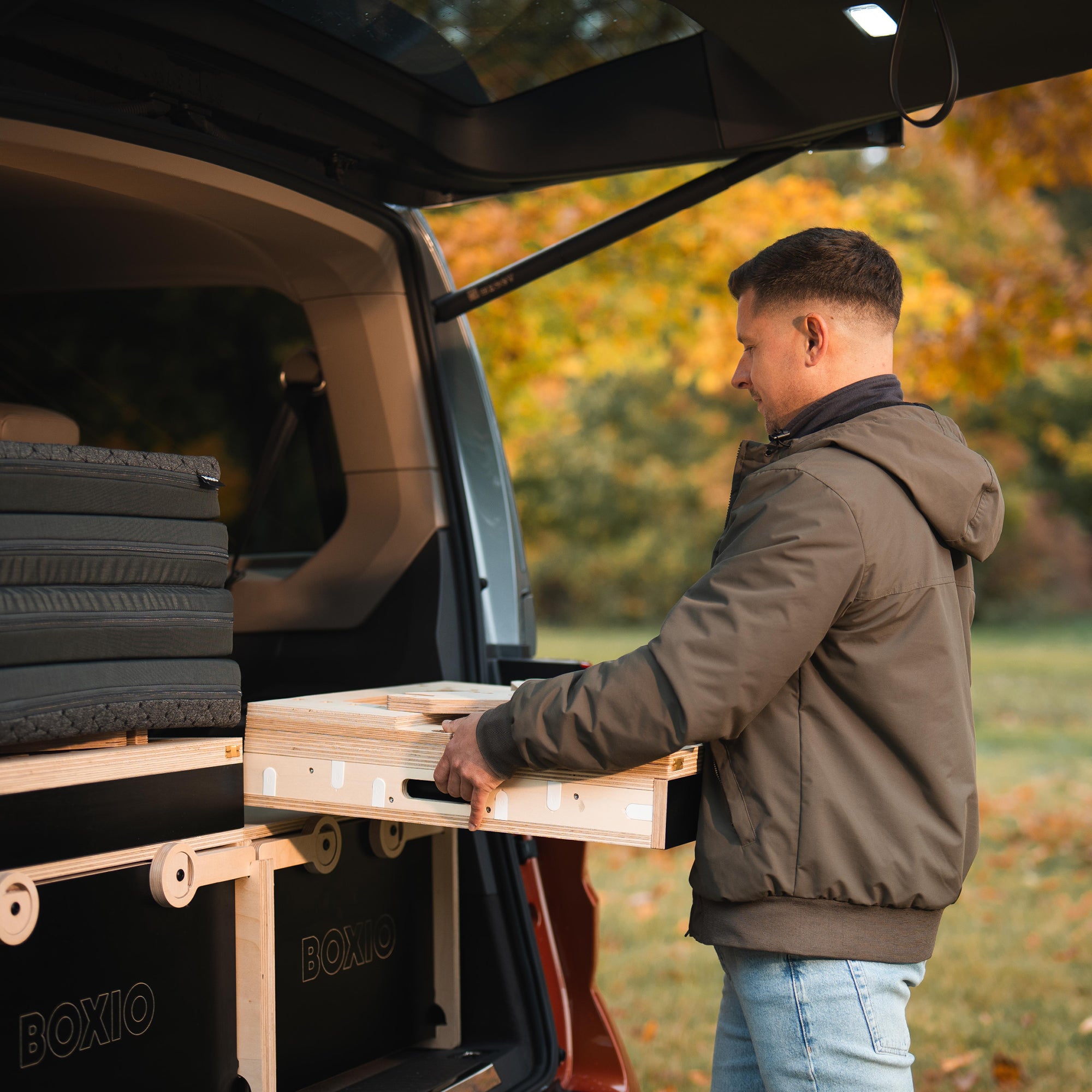 BOXIO RACK BUNDLE M I Modular camping box minivan