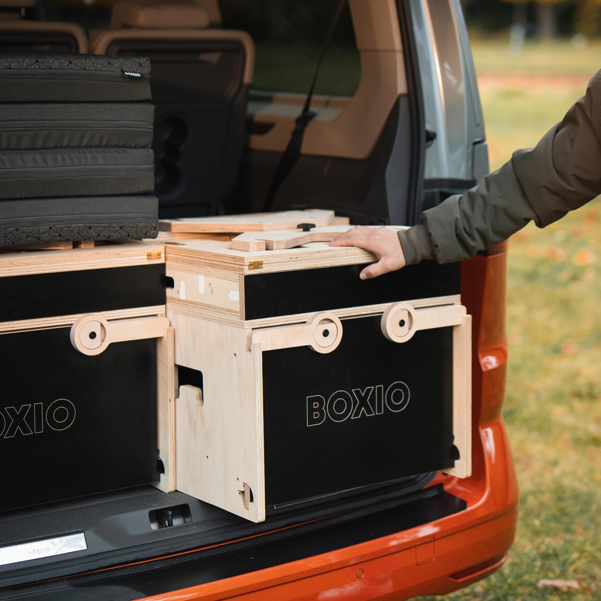 BOXIO RACK BUNDLE M I Modular camping box minivan